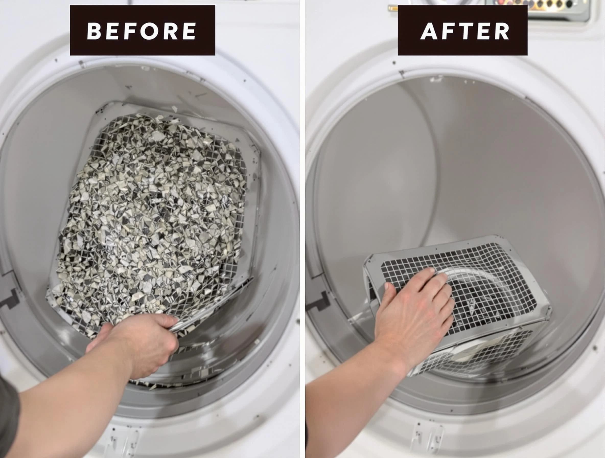 Professional lint trap cleaning by Ashland Dryer Vent Cleaning in Ashland