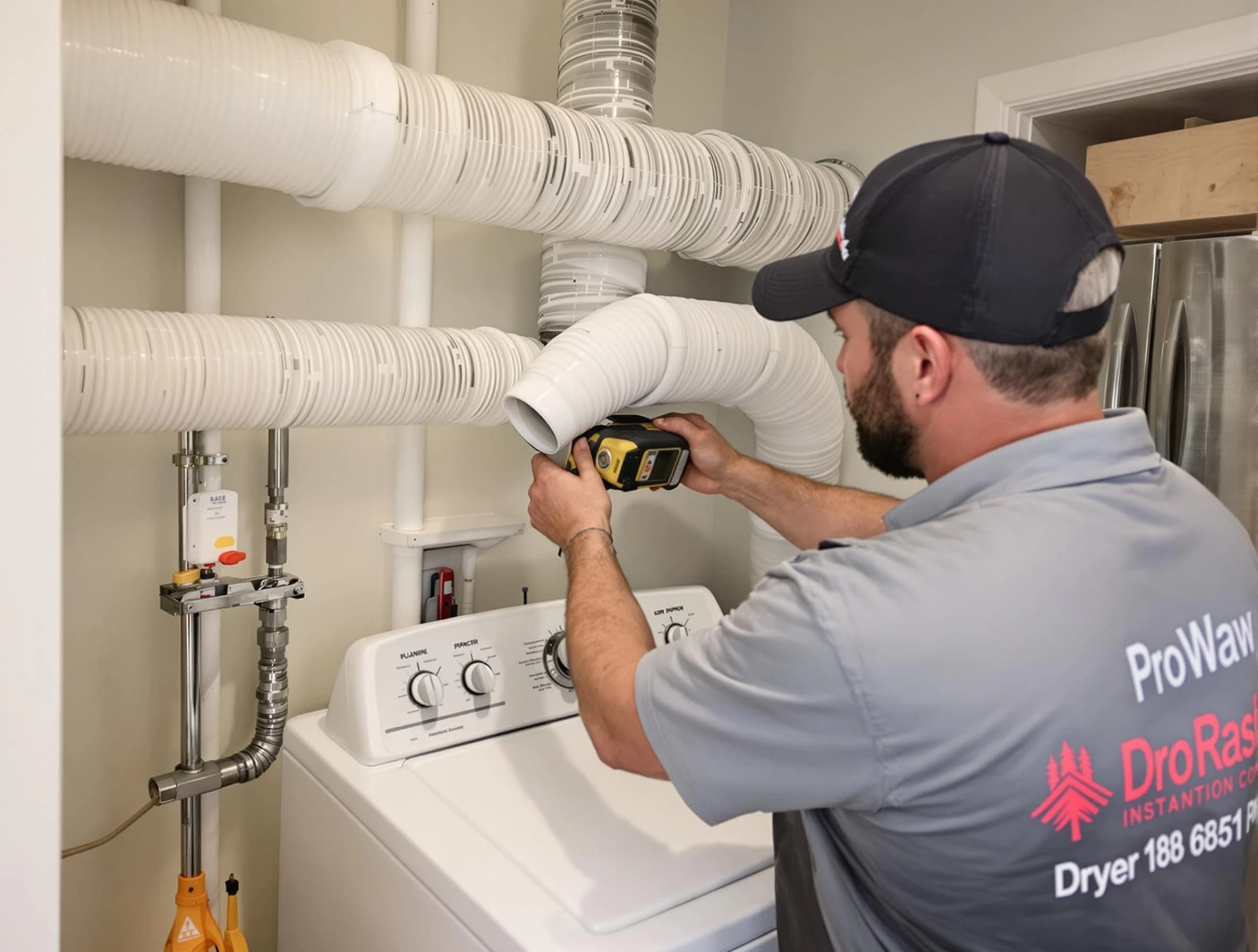 Professional dryer vent hose installation by Ashland Dryer Vent Cleaning in Ashland