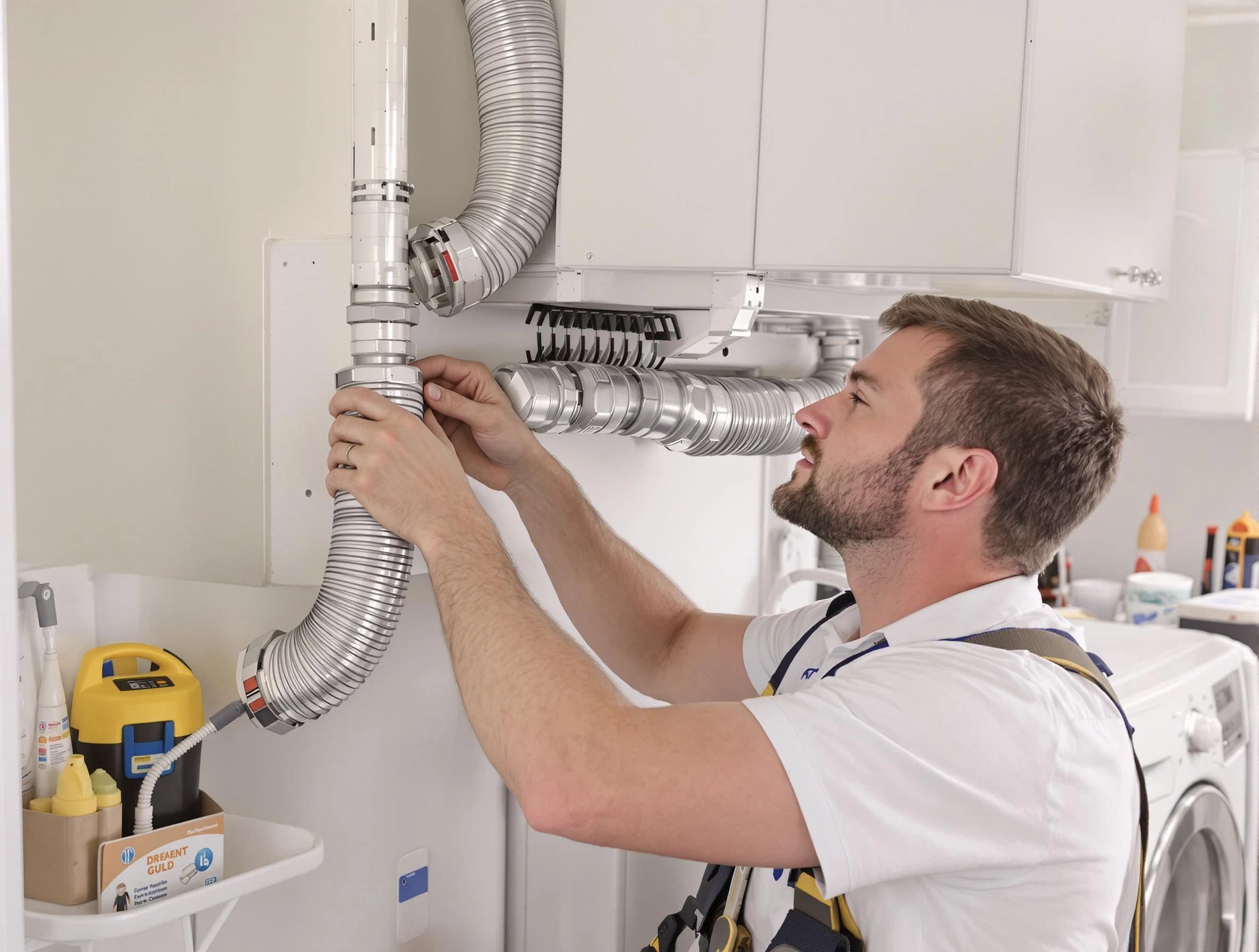 Professional dryer vent repair and installation by Ashland Dryer Vent Cleaning in Ashland
